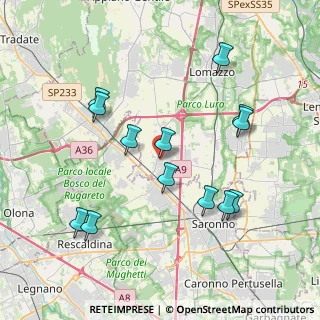 Mappa Via Libertà, 22078 Turate CO, Italia (3.96769)
