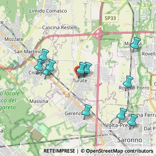 Mappa Via Libertà, 22078 Turate CO, Italia (2.00167)