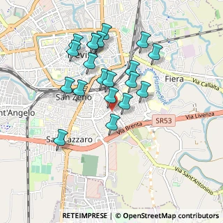 Mappa Via Giovanni Augurello, 31100 Treviso TV, Italia (0.8345)