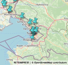 Mappa 34128 Trieste TS, Italia (17.95938)