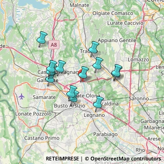 Mappa Vicolo San Protaso, 21058 Solbiate Olona VA, Italia (5.95615)