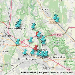 Mappa Vicolo San Protaso, 21058 Solbiate Olona VA, Italia (4.119)