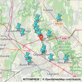 Mappa Vicolo San Protaso, 21058 Solbiate Olona VA, Italia (3.84071)