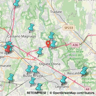 Mappa Vicolo San Protaso, 21058 Solbiate Olona VA, Italia (6.556)