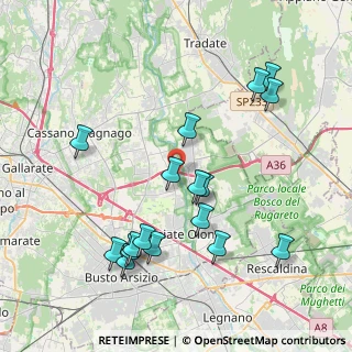 Mappa Vicolo San Protaso, 21058 Solbiate Olona VA, Italia (4.22294)