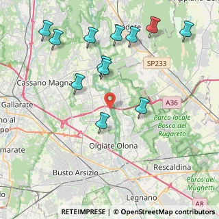 Mappa Vicolo San Protaso, 21058 Solbiate Olona VA, Italia (4.59833)