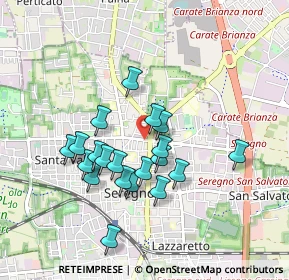 Mappa Via Cesare Beccaria, 20831 Seregno MB, Italia (0.7875)