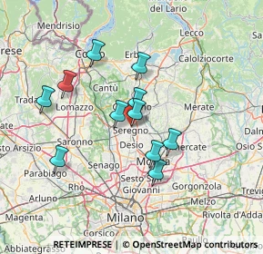 Mappa Via Cesare Beccaria, 20831 Seregno MB, Italia (11.92091)