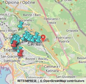 Mappa Str. per Basovizza, 34128 Trieste TS, Italia (2.164)