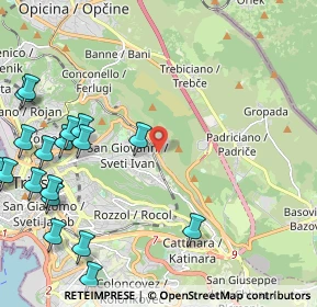 Mappa Str. per Basovizza, 34128 Trieste TS, Italia (2.96889)