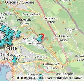 Mappa Str. per Basovizza, 34128 Trieste TS, Italia (3.261)