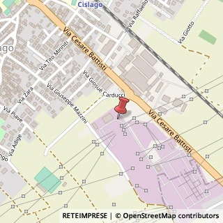 Mappa Via G. Mazzini, 257, 21040 Cislago, Varese (Lombardia)