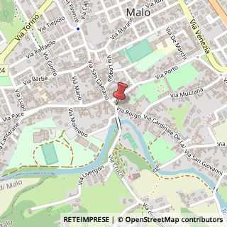 Mappa Piazza Marconi Guglielmo, 10, 36034 Malo, Vicenza (Veneto)
