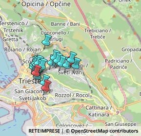 Mappa Piazzale Vincenzo Gioberti, 34128 Trieste TS, Italia (1.5135)