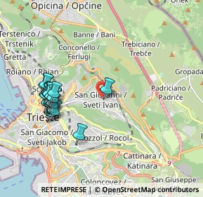 Mappa Piazzale Vincenzo Gioberti, 34128 Trieste TS, Italia (2.0445)