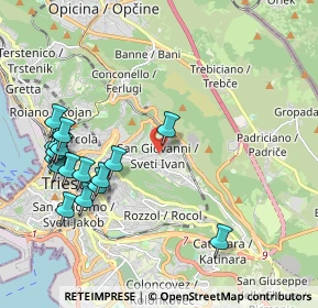 Mappa Piazzale Vincenzo Gioberti, 34128 Trieste TS, Italia (2.30412)