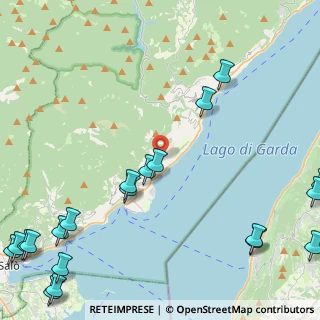 Mappa 25088 Toscolano Maderno BS, Italia (6.8705)