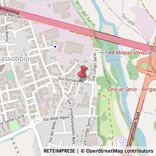Mappa Via Fornacette,  32, 24050 Grassobbio, Bergamo (Lombardia)