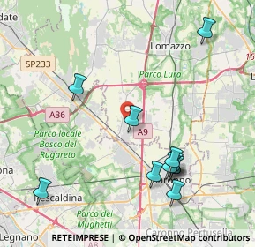 Mappa Via Cavour, 22078 Turate CO, Italia (4.45455)