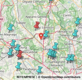 Mappa Via Cavour, 22078 Turate CO, Italia (10.8255)