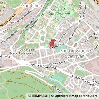 Mappa Via S. Cilino, 77, 34128 Trieste, Trieste (Friuli-Venezia Giulia)