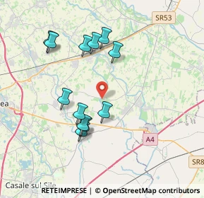 Mappa Via Casaria, 31050 Monastier di Treviso TV, Italia (3.52833)