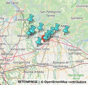 Mappa Via F. Filzi, 24044 Dalmine BG, Italia (8.83091)