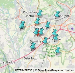 Mappa Via F.lli Cairoli, 24044 Dalmine BG, Italia (3.05714)