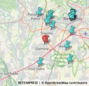 Mappa Via F. Filzi, 24044 Dalmine BG, Italia (4.732)