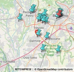 Mappa Via F. Filzi, 24044 Dalmine BG, Italia (4.1255)