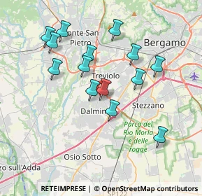 Mappa Via F. Filzi, 24044 Dalmine BG, Italia (3.46929)