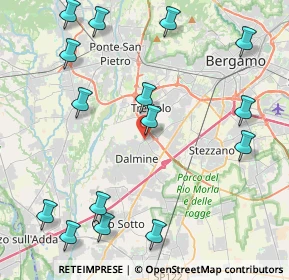 Mappa Via F. Filzi, 24044 Dalmine BG, Italia (5.25133)