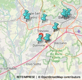 Mappa Via F.lli Cairoli, 24044 Dalmine BG, Italia (3.56909)