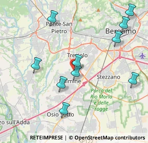 Mappa Via F. Filzi, 24044 Dalmine BG, Italia (4.81273)