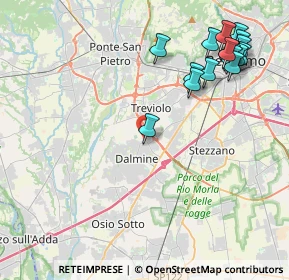 Mappa Via F. Filzi, 24044 Dalmine BG, Italia (5.03647)
