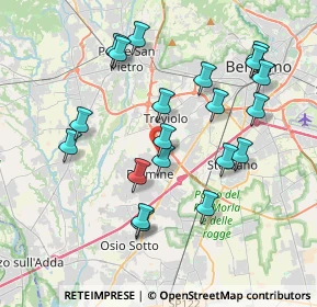 Mappa Via F. Filzi, 24044 Dalmine BG, Italia (3.812)