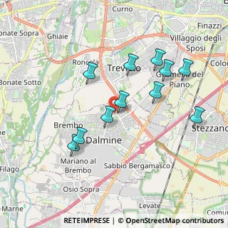 Mappa Via F.lli Cairoli, 24044 Dalmine BG, Italia (1.79636)