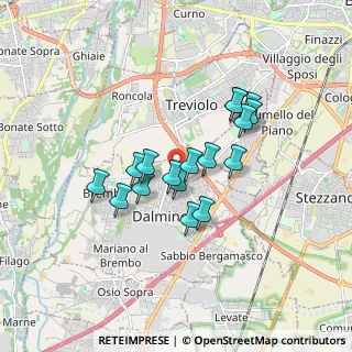 Mappa Via F.lli Cairoli, 24044 Dalmine BG, Italia (1.34294)