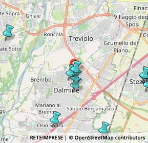 Mappa Via F. Filzi, 24044 Dalmine BG, Italia (2.60091)