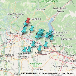 Mappa Via Unione, 24060 Castelli Calepio BG, Italia (10.30667)