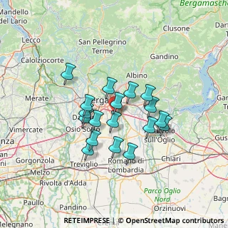Mappa Via Boschetti, 24050 Grassobbio BG, Italia (10.72389)