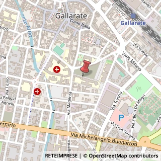 Mappa Via Magenta, 3, 21013 Gallarate, Varese (Lombardia)