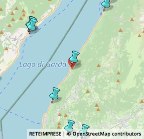 Mappa Via per Ca' Tronconi, 37010 Torri del Benaco VR, Italia (6.92857)