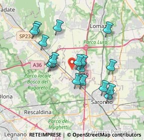 Mappa Via San Martino, 22078 Turate CO, Italia (3.28412)