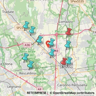 Mappa Via San Martino, 22078 Turate CO, Italia (3.58727)