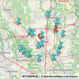 Mappa Via San Martino, 22078 Turate CO, Italia (3.95)
