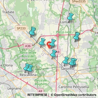 Mappa Via San Martino, 22078 Turate CO, Italia (4.01)