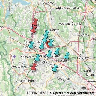 Mappa Via Isonzo, 21058 Solbiate Olona VA, Italia (5.89857)