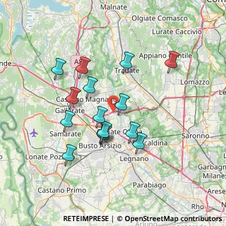 Mappa Via Isonzo, 21058 Solbiate Olona VA, Italia (6.39067)