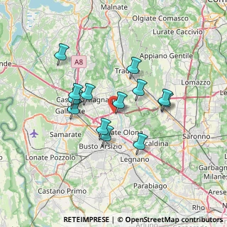 Mappa Via Isonzo, 21058 Solbiate Olona VA, Italia (5.87231)